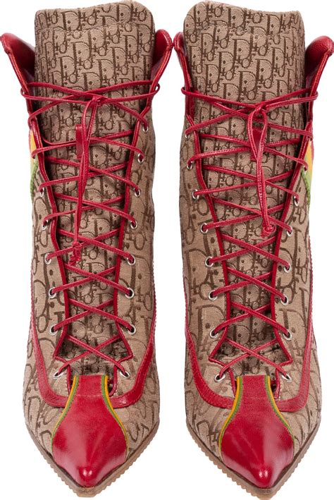 dior ankle boots rasta|dior leather boots for women.